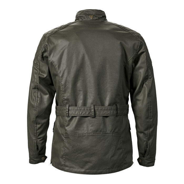 Beck Wax Cotton Khaki Jacket Motorcycle Clothing